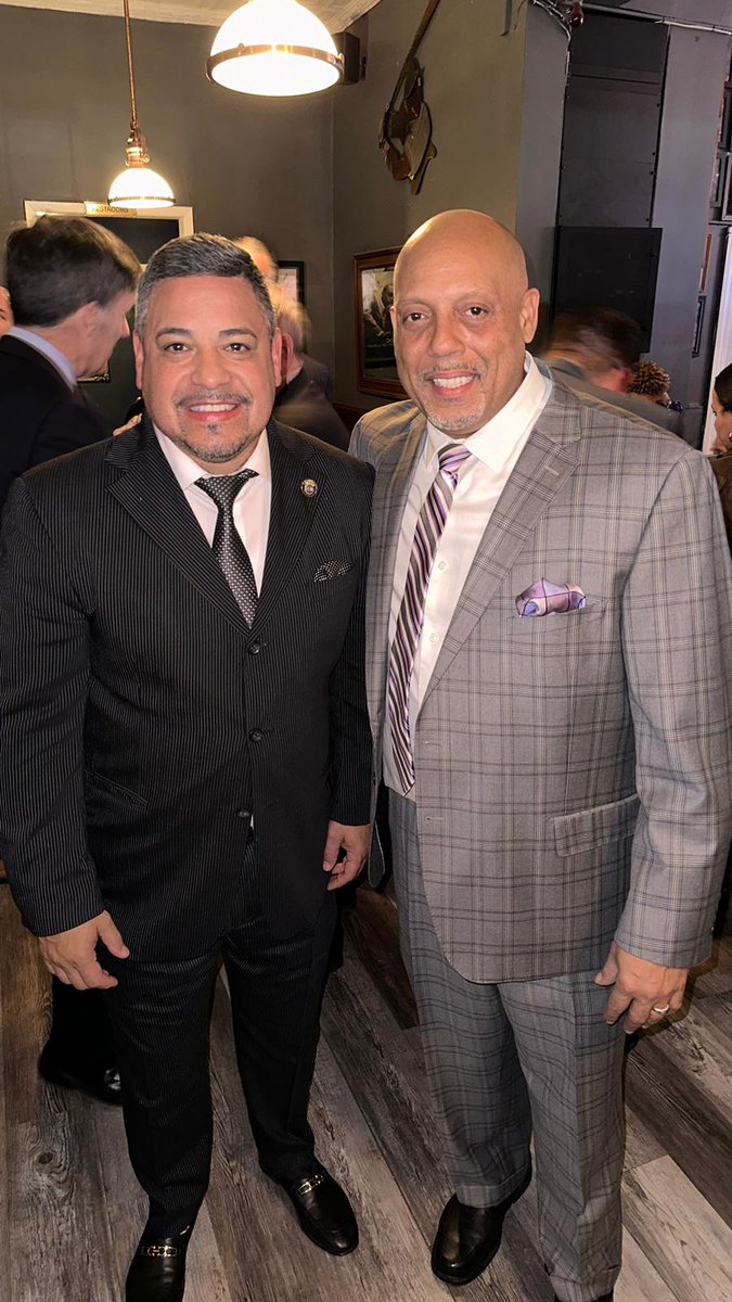 @YouthConstruct’s Executive Director, Derek Perkinson, is shown here welcoming NYPD Commissioner and fellow Hayesmen Alumni Edward Caban, back to Harlem!
 
#cardinalhayes #Hayes85 #Hayes89 #nypd #harlem #community #leadershipmatters #latinoleaders #diversityequityandinclusion