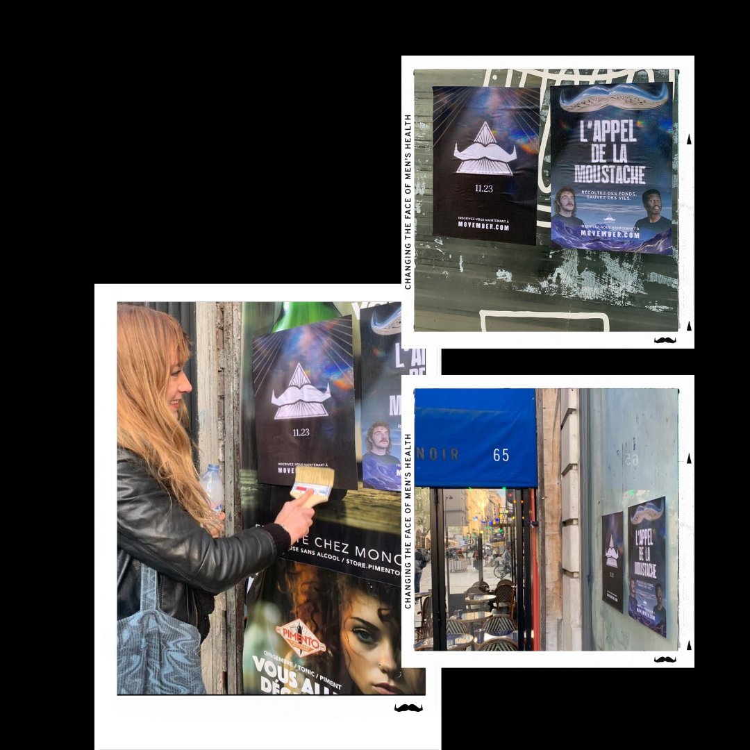 Mo Bros, Mo Sistas, avez-vous répondu à l’appel de la moustache pour cette édition 2023 ?
Partout, nous avons vu des événements s'organiser, des moustaches pousser et Movember s’est petit à petit imposé dans toutes nos villes de France.
Continuez de faire grandir le mouvement.