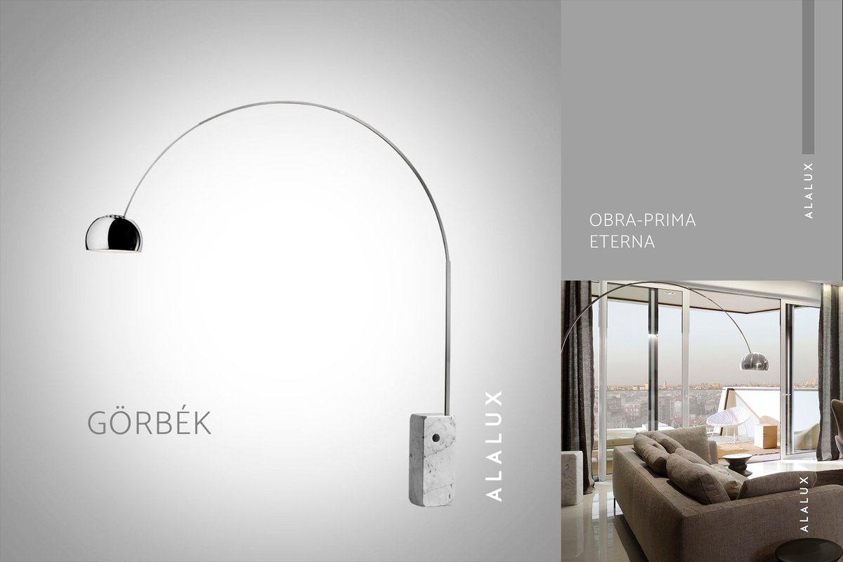 alalux's tweet image. Görbék: Obra-prima de Achille Castiglioni, combina forma e função de maneira única, com iluminação marcante e estética duradoura. Uma verdadeira obra de arte atemporal.
Adquira a sua: alaluxvirtual.com/colunadeilumin…
#Alalux #DesignAtemporal #Görbék #AchilleCastiglioni #AlaluxVirtual