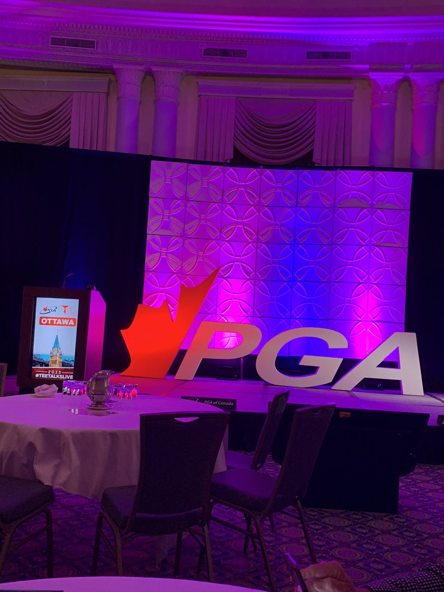 What a week. First the <a href="/ngcoacanada/">NGCOA Canada</a> roadmap to success conference and now the <a href="/pgaofcanada/">PGA of Canada</a> #teetalksconference Good times!