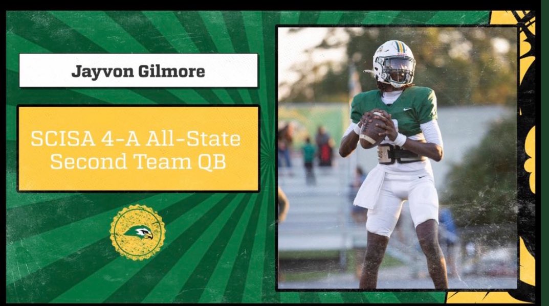 JayvonGilmore's tweet photo. #AGTG BLESSED TO MAKE 2ND-TEAM ALL STATE AS A SOPHOMORE!🟡⚫️🟢
#RingTheBell🔔#BENLIPPEN #Allstatefootball @BenLippenFB 
@CoachBWeigle @LouatTheState @CoachG_Iam @qbcoachrr17 

22 PASSING TOUCHDOWNS🦅
1767 PASSING YARDS 🦅 https://t.co/9PxPiPrDnf