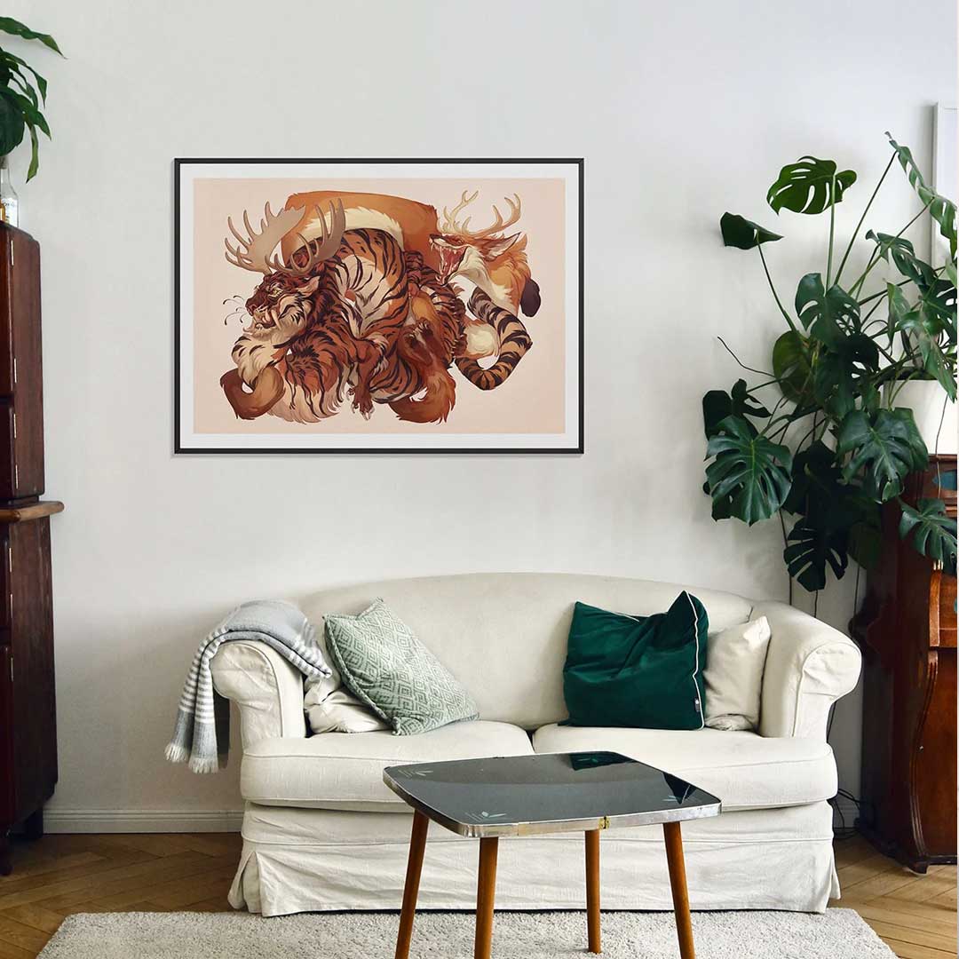 Print orders are OPEN! Fill the form here -> tinyurl.com/3xm58vxy - worldwide shipping, - 40 designs and 12 sizes, - size chart to help you choose Adopt your own tiny tiger or human-sized ferret, bring some wilderness into your home and make your interior ROAR! #prints #print