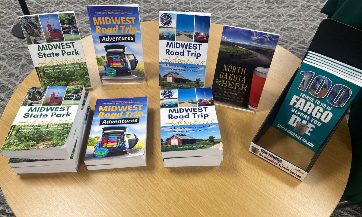 PrairieStylFile's tweet photo. Come to @ndsubookstore for deals, free treats, and Thundar! I’m here signing books until 1:00.  (P.S: it smells like roasted almonds. 😍) #shopsmall https://t.co/qKwA9fXcna