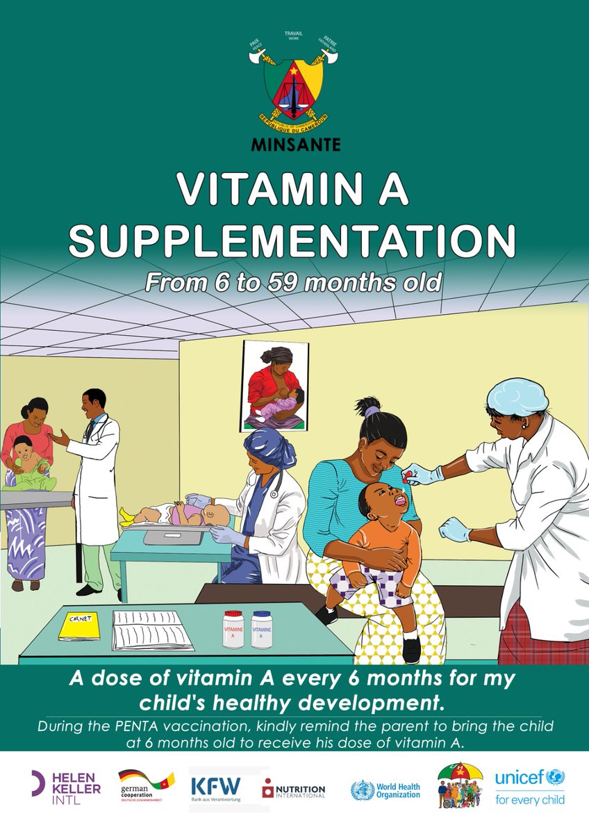 Raoul_Cheudjio's tweet photo. La vitamine A réduit la gravité, la durée et les complications des maladies telles que la Rougeole, la varicelle, la diarrhée, etc..
#Sasnimdec2023
#Sasnim22023
@MinsanteCMR 
@DrManaouda https://t.co/EwsPBiLWJa