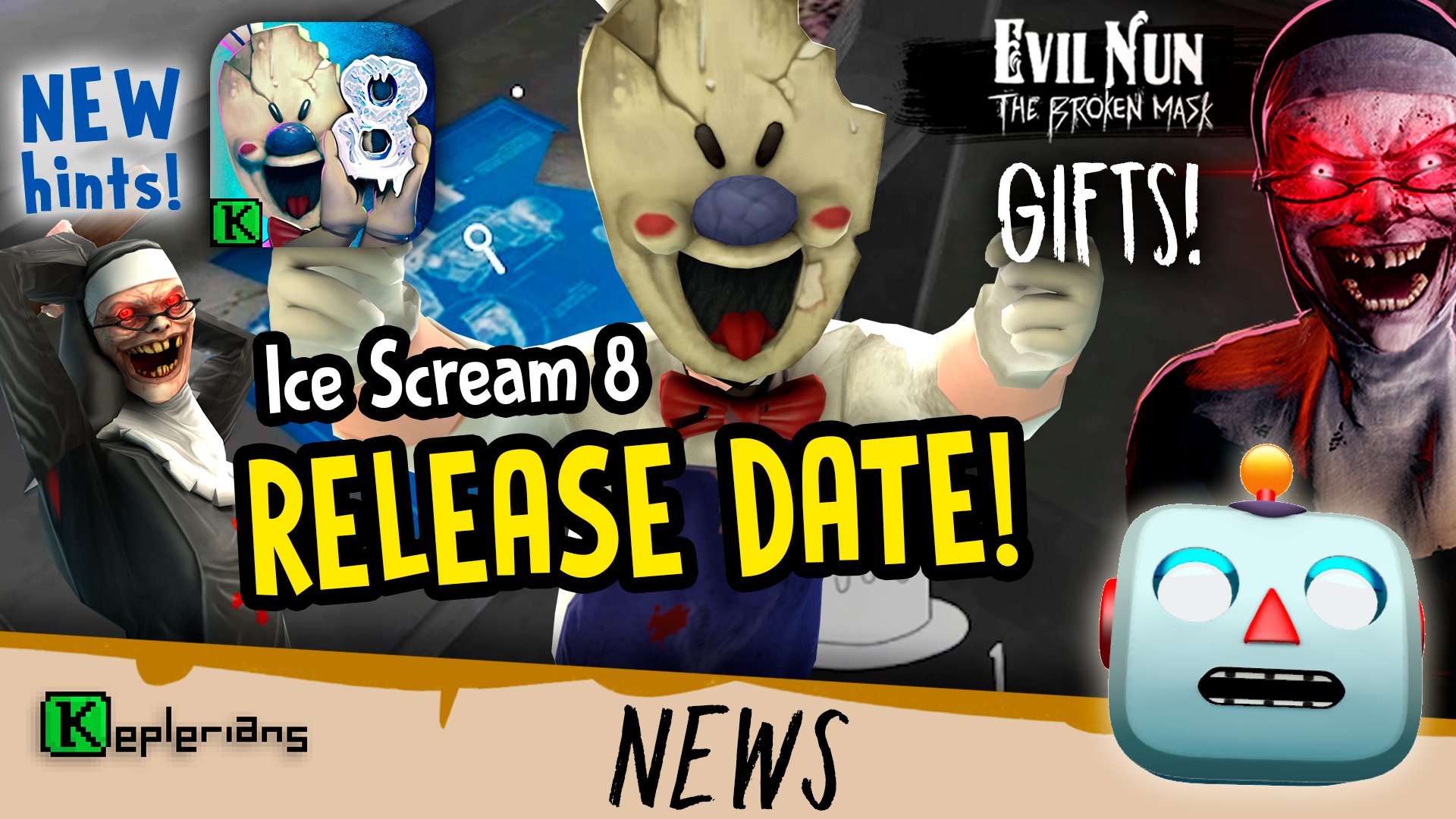 Ice Scream 5, the latest chapter in the Ice Scream game series, is out now  for iOS and Android