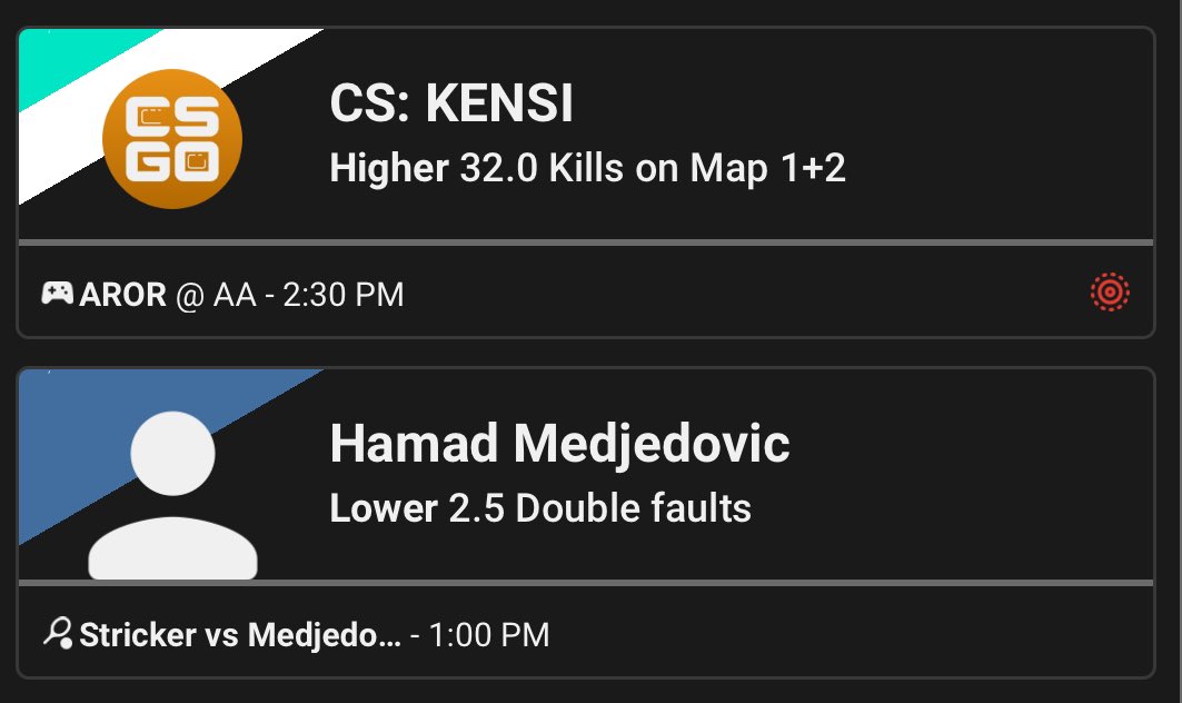 1u Power 2
Tennis🎾 x Csgo⌨️
#esports #tennis #gamblingtwitter #sportsbetting #fantasysports
