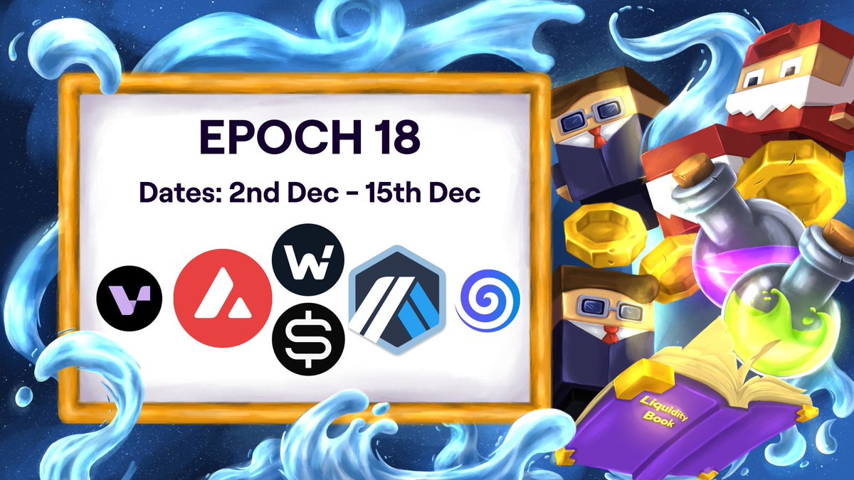 Epoch 18: New epoch, New opportunities. The Leaderboards reset at 00:00 GMT tonight so start early to build up your Leaderboard position. 🗓️ Dates: 2nd Dec - 15th Dec 🏆 Maker Medal system now live 💙 Earn $ARB, $JOE, $WOO, $BETS and more! Dive down to see the rewards 👇