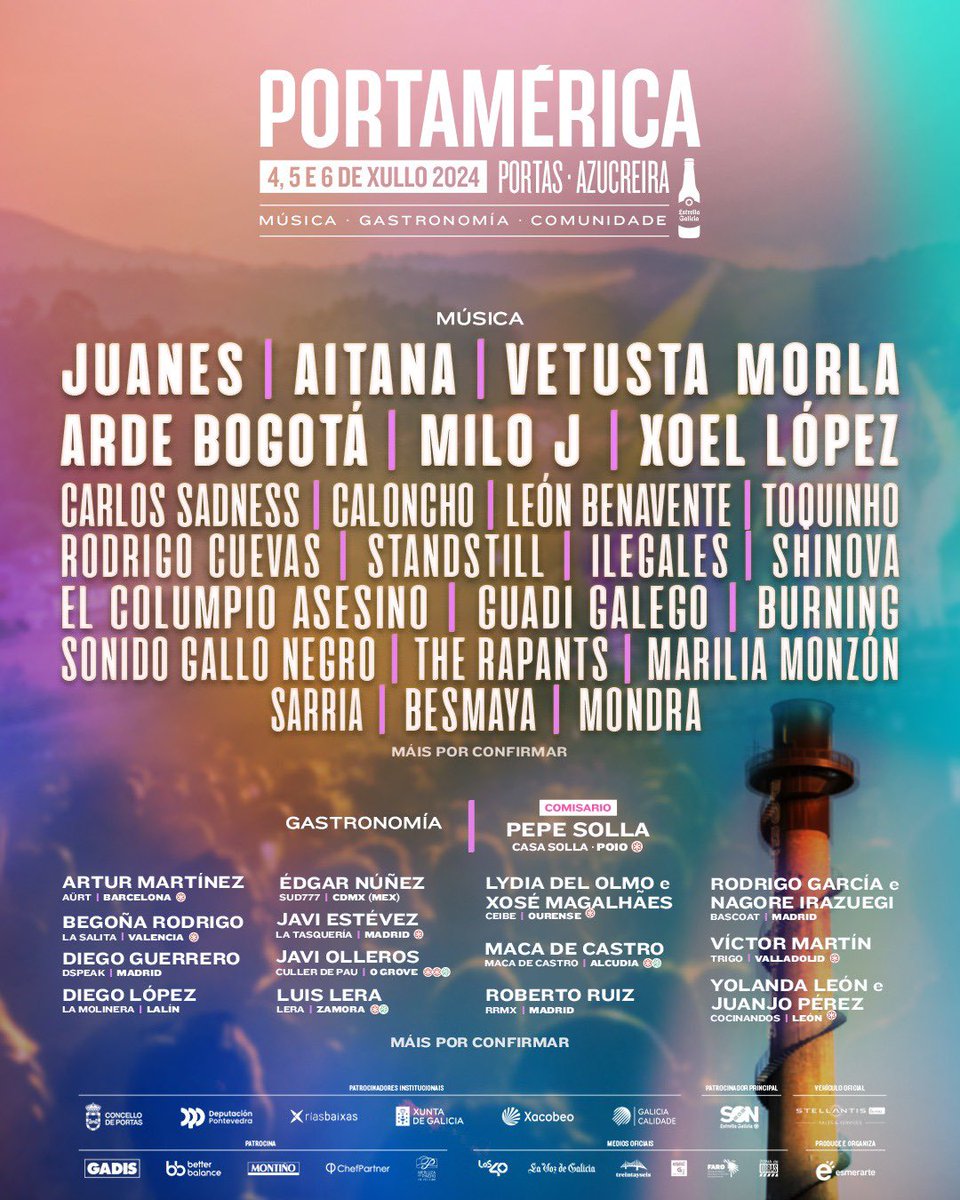 Muy emocionado porque nos vemos este 2024 en PORTAMÉRICA❤️‍🔥 

🎟️ portamerica.es/?fbclid=PAAaaK…