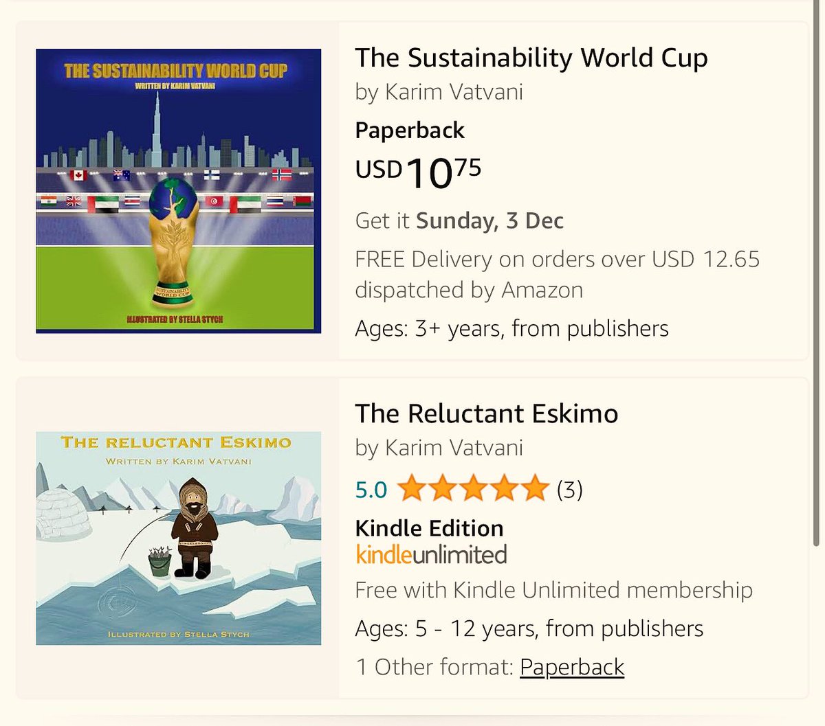 Very proud to announce the publication of the third in my series of children’s books about sustainability: The Sustainability World Cup A percentage of each copy sold will be donated to children’s charities to ensure that this Christmas is as bright as possible for everyone 🎄