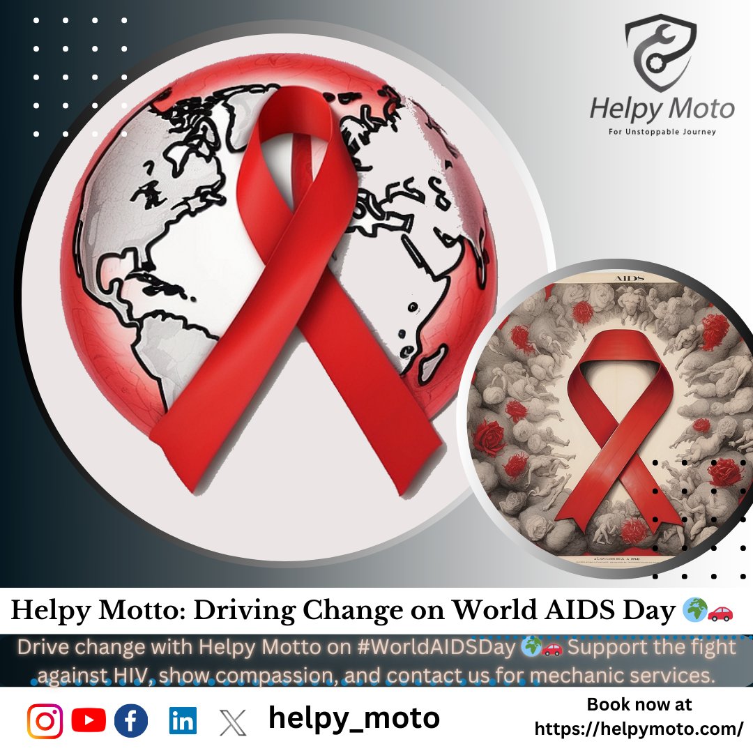 World AIDS Day !
.
.
.
.
.
#worldaidsday #aidsday #aidsawareness #india #picoftheday #indiancar #automobile #carbrand #carcare #carlifestyle #carmaintenance #cardealership #explore #fyp #helpymoto