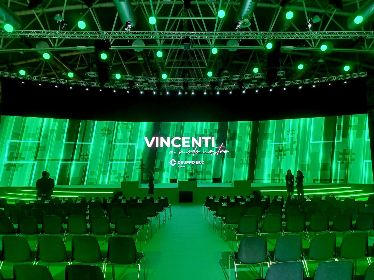 Manca solo un'ora al Meeting del Gruppo BCC Iccrea "Vincenti a modo nostro", che coinvolge tutti i dipendenti della capogruppo BCC Banca Iccrea e delle altre società del Gruppo.
#meeting2023
#GruppoBCCIccrea