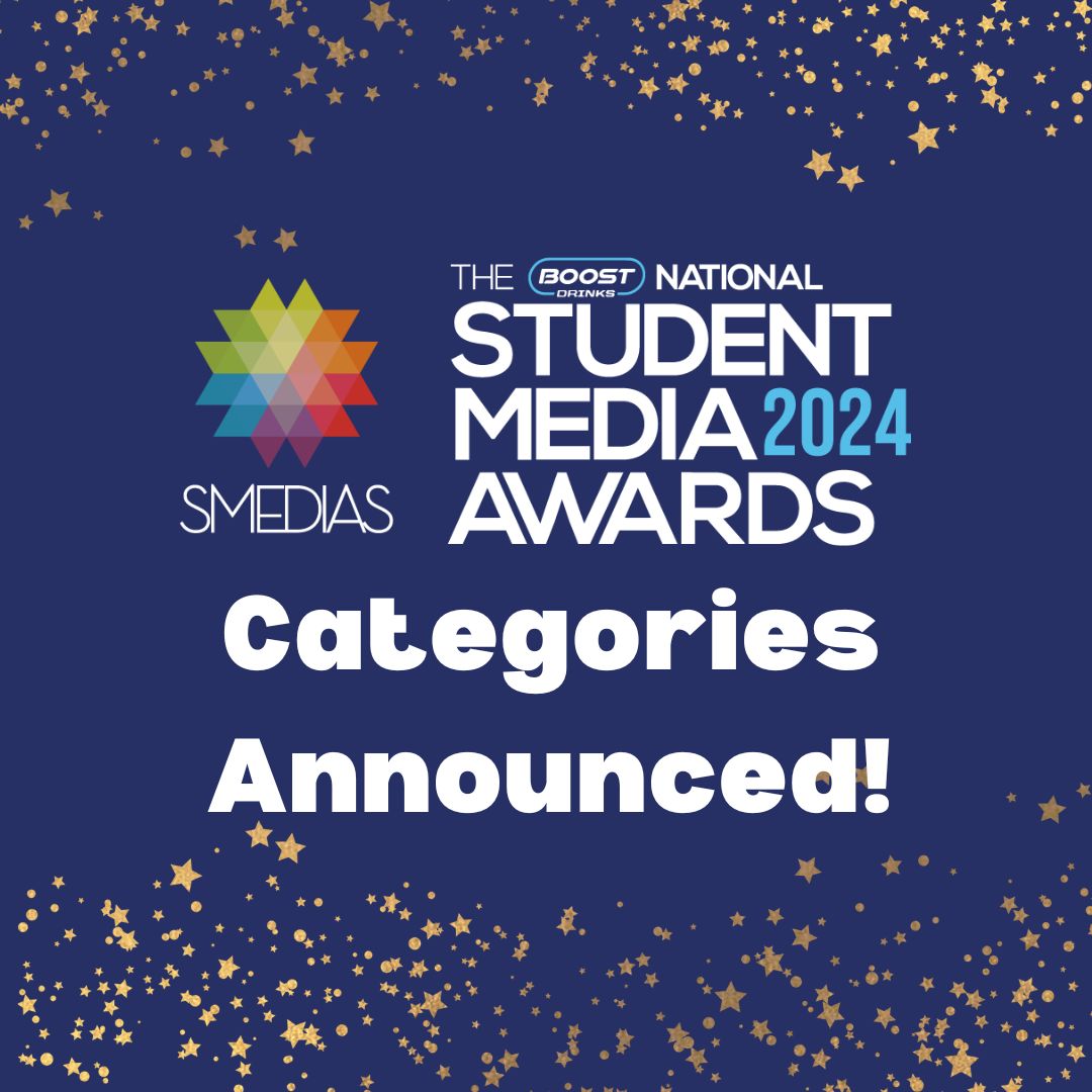 Categories for Smedias 2024 announced! oxygen.ie/smedias-2024-c… #smedias2024 #studentlife #studentsireland #studentjournalism