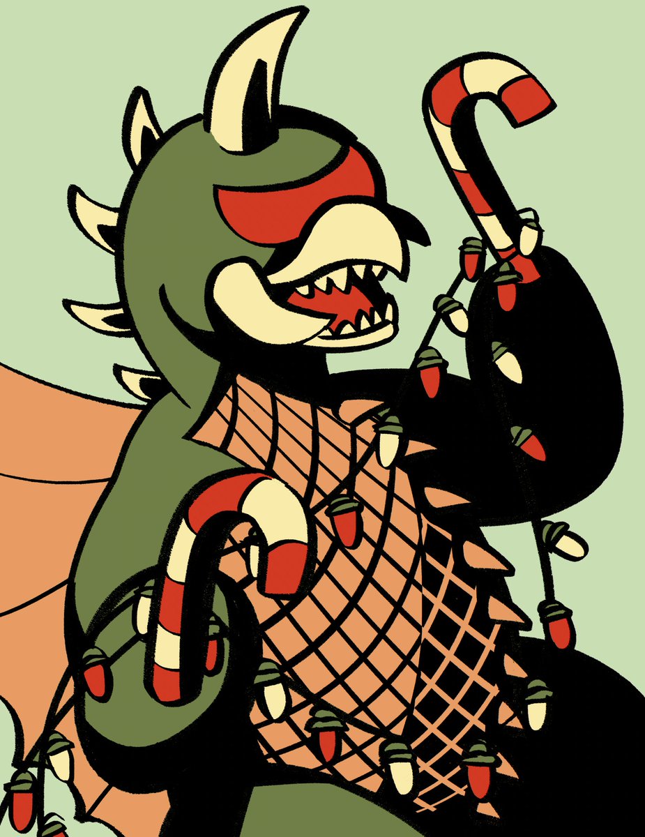 lisanaffziger's tweet photo. Candy Cane Gigan, as promised https://t.co/iC4v9ySWKI