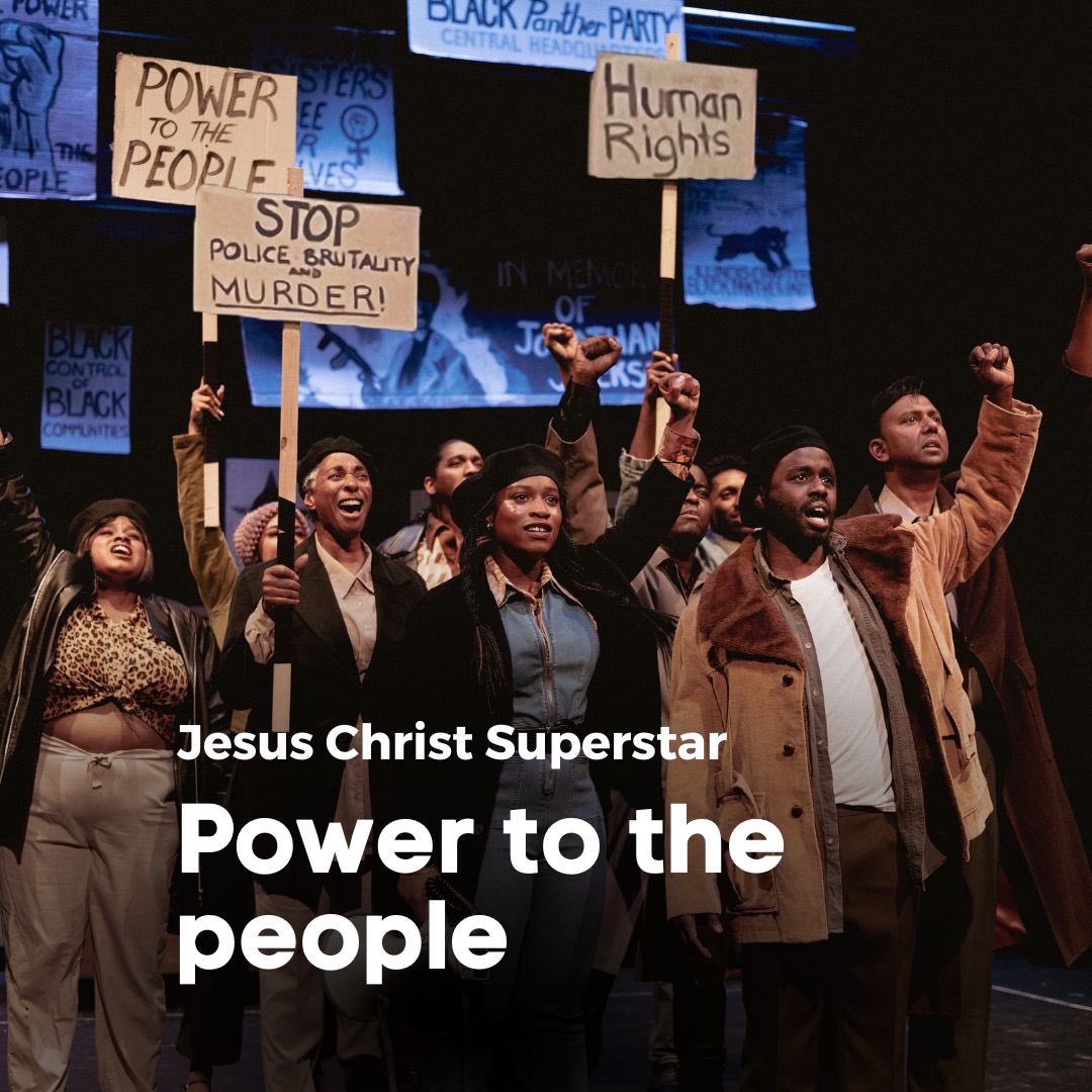 challengerm's tweet photo. Here's to breaking molds, shattering stereotypes, and creating art that not only entertains but also inspires change. 

#JesusChristSuperstar #POCCast #InclusiveArtistry #DiversityMatters #TheaterFamily #ArtisticRevolution #talkisfreetheatre https://t.co/FM8yTTBaz3
