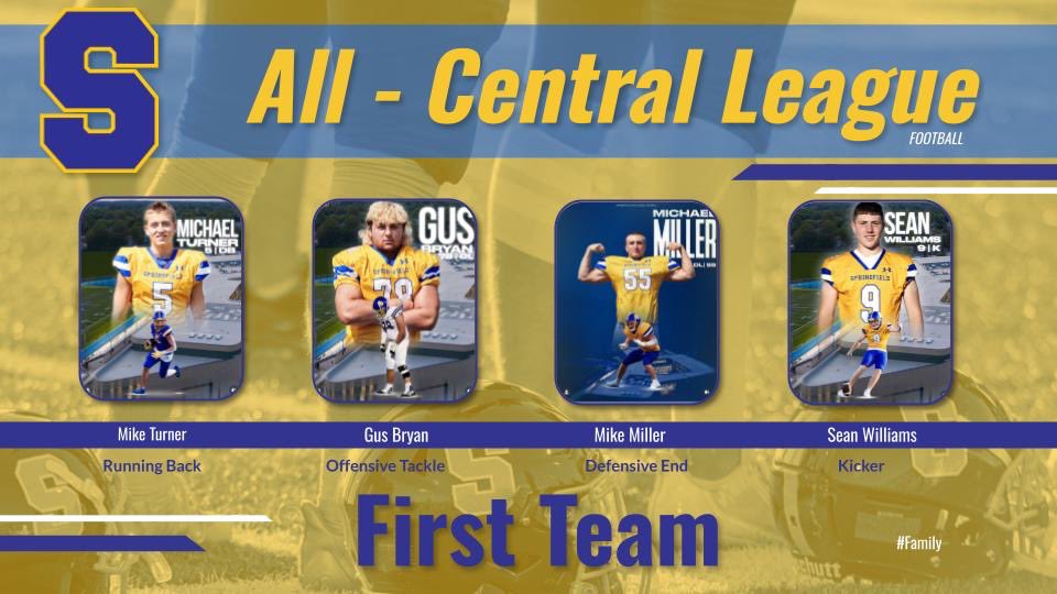 SpringfieldFB's tweet photo. Congratulations to our 1st team All Central League Players! https://t.co/mqK1RLnHfk