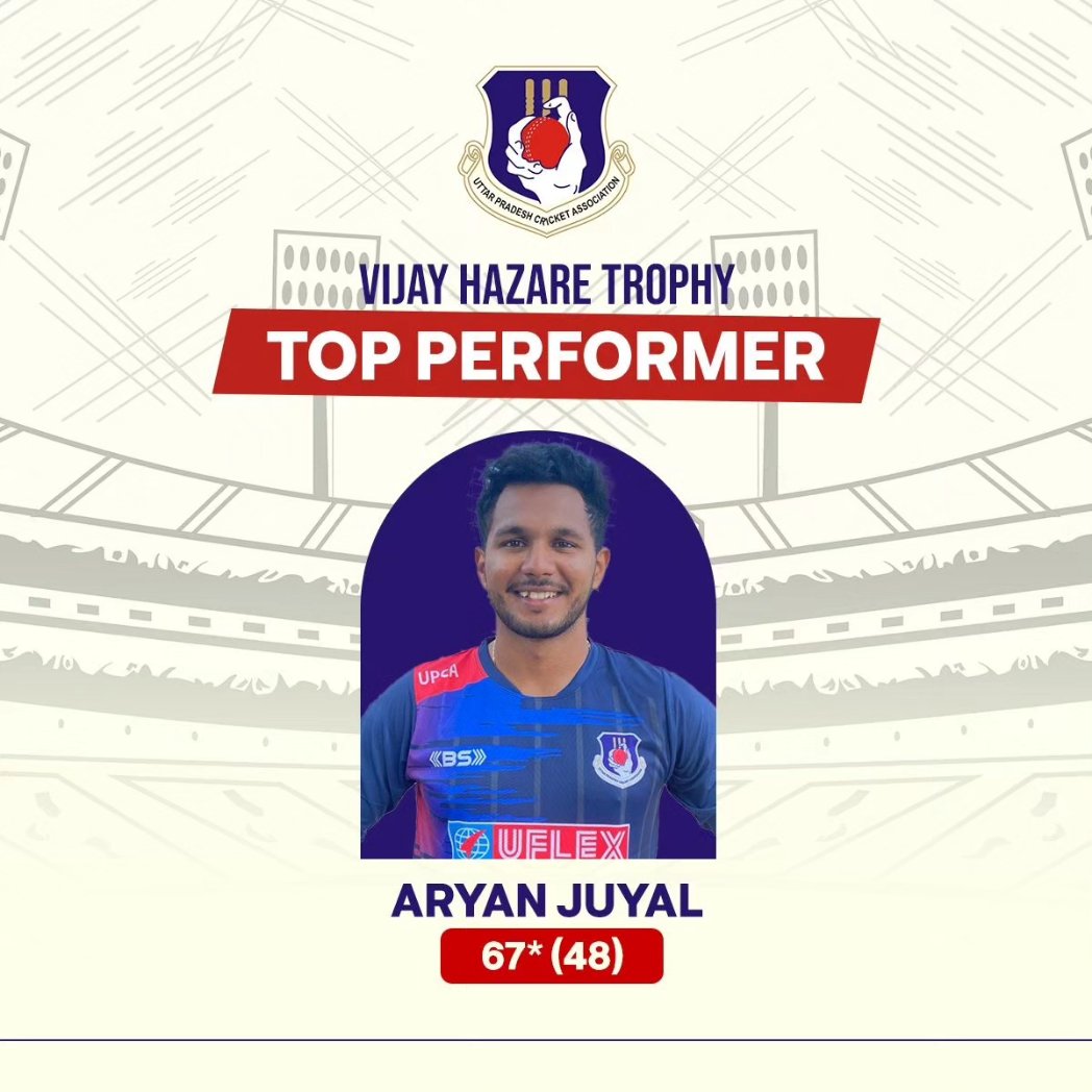 UPCACricket's tweet photo. The strong rise to the occasion when things get difficult. In the Vijay Hazare Trophy match against Assam, #TeamUPCA put up an incredible display.
Let's maintain the momentum.β¨#UPCA #VZT23 #DomesticCricket https://t.co/Lw5SotBCgQ