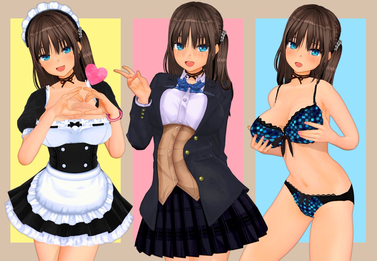 新人ギャルメイドの舞ちゃんです
#COM3D2