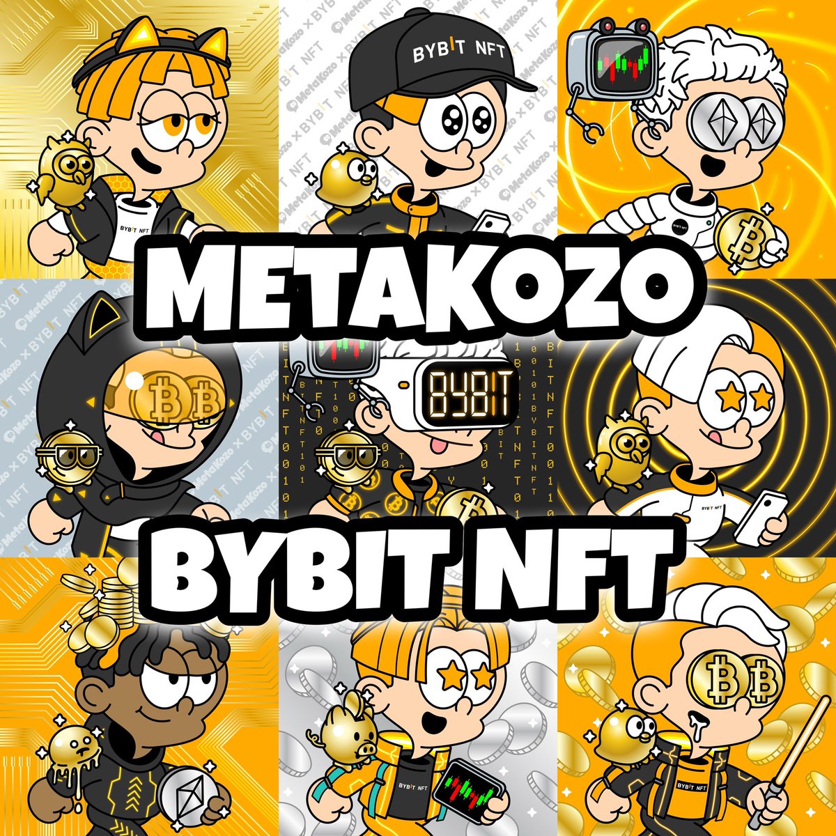 ／
🎁Metakozo✖️BYBIT🎁
スペシャルコラボ🚨#giveaway
＼ 

激アツコラボNFT× 3名‼️‼️

【条件】
✅follow
<a href="/MetaKozo/">MetaKozoDAO</a>
<a href="/Lucifer20090103/">ルキフェル🌕MetaKozo Founder</a> 
<a href="/BybitJP/">Bybit バイビット【日本語公式】</a> 
✅RT&amp;❤️
✅Join
discord.gg/9nhndxfaz7

⏰1週間後

リプ&amp;引用RTで当選率⤴️