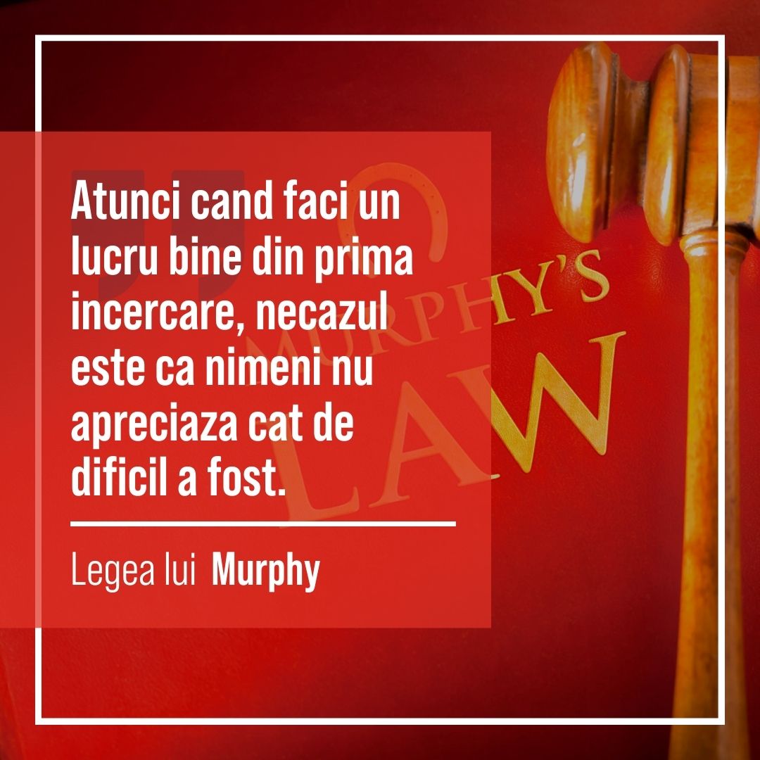 ULSMoldova's tweet image. Un lucru bine facut din prima incercare este o dovadă de competentă si dedicatie.
Dar uneori, cei care ne inconjoară nu inteleg cât de mult ne-am straduit si nu ne oferă recunoasterea meritata.
#ITindustry #developers #developermd #quoteoftheday #murphyslaw