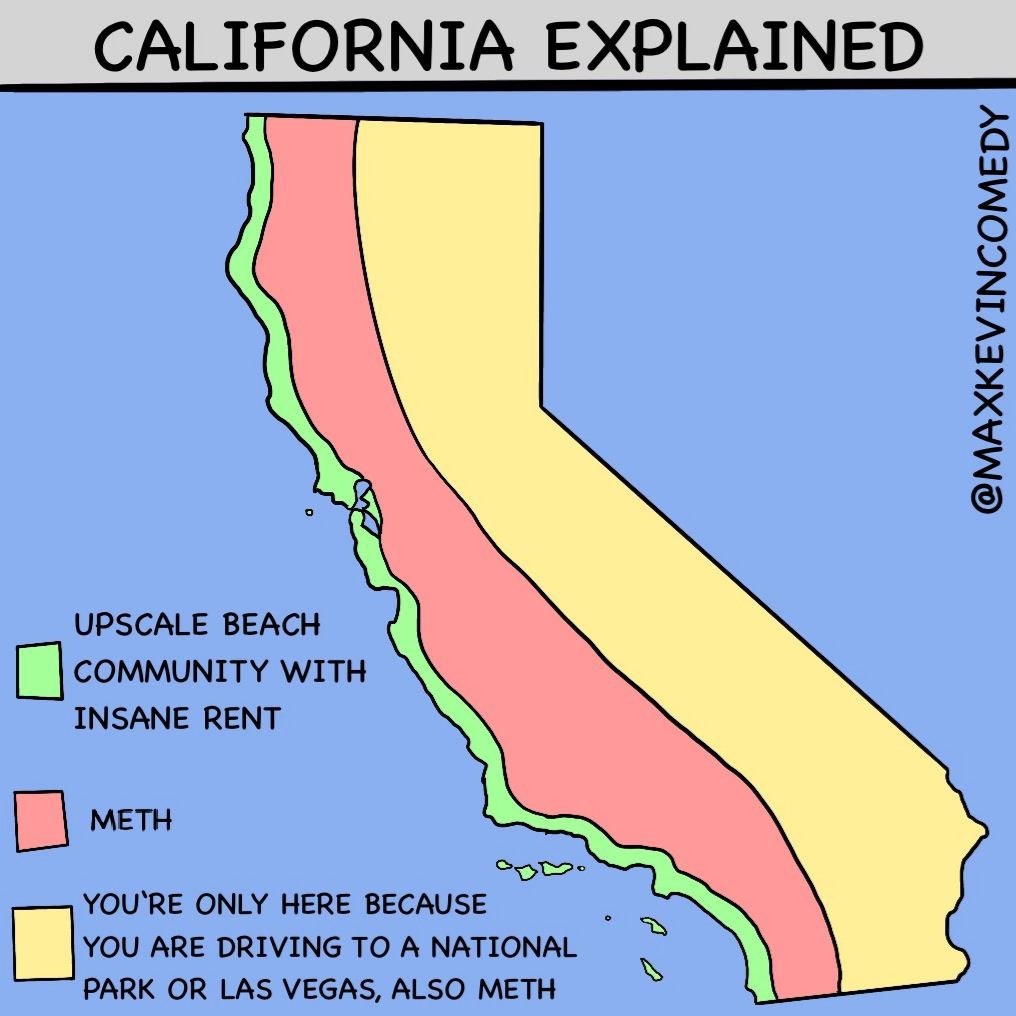 TerribleMaps's tweet image. California explained