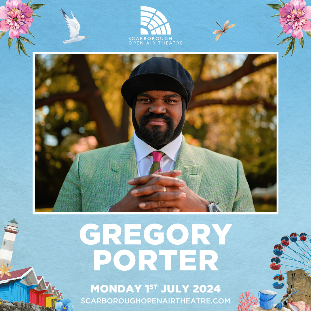 International best-selling artist <a href="/GregoryPorter/">Gregory Porter</a> will headline the historic Yorkshire coast venue on Monday 1st July.

Tickets go on sale this Friday at 9am, sign up for pre-sale access now- eepurl.com/iFdP9E