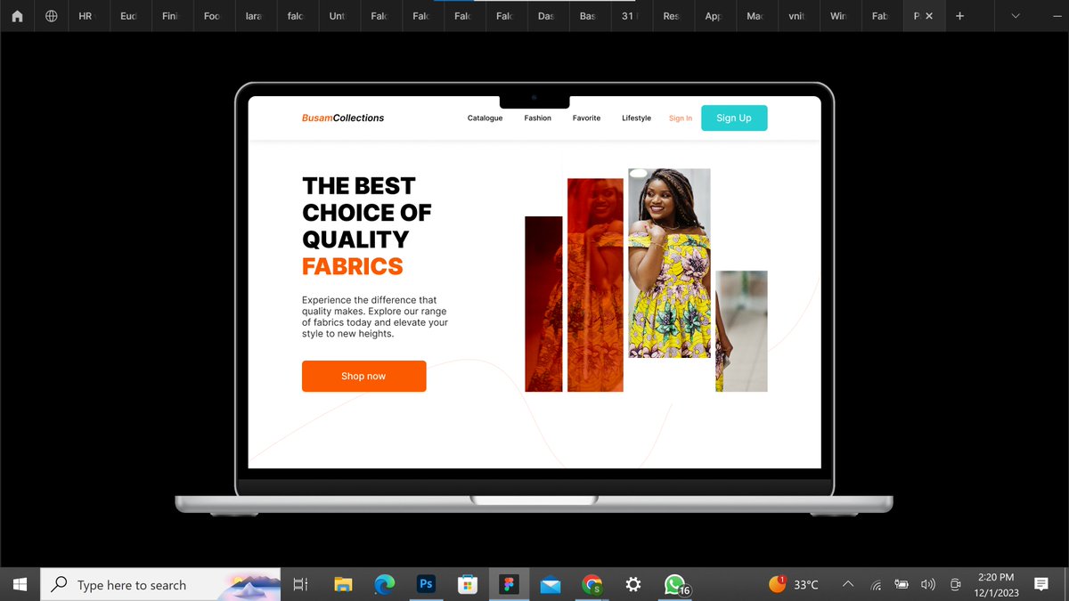 Akinjidestanley's tweet photo. BusamCollections Website(Landing Page) in progress!!!!!
#Iyabo #SoftwareEngineering #Software #uiuxdesign #ProductManagement #productdesign #nationalanthem #openforwork #openforcollaboration #FreeSowore #letswork https://t.co/0XoYtRUraH