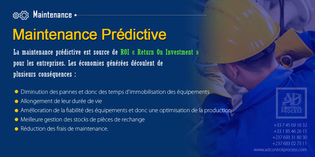 adcontrolp's tweet image. La  maintenance prédictive ou maintenance prévisionnelle, est un processus  qui permet de prévoir les pannes et problèmes qui peuvent menacer le bon  fonctionnement d&apos;une chaîne de production.
adcontrolprocess.com/sous-prestatio…
#controlCommande #Automation #controlProcess