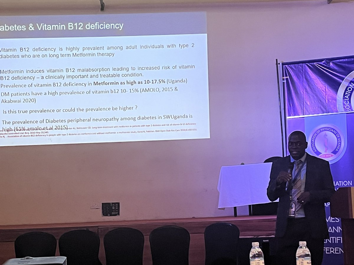 Post lunch session : Algorithms of Dx of B12 deficiency states #APU_Conference @UgandaPhysician @rkalyes1 @DrOribaDan