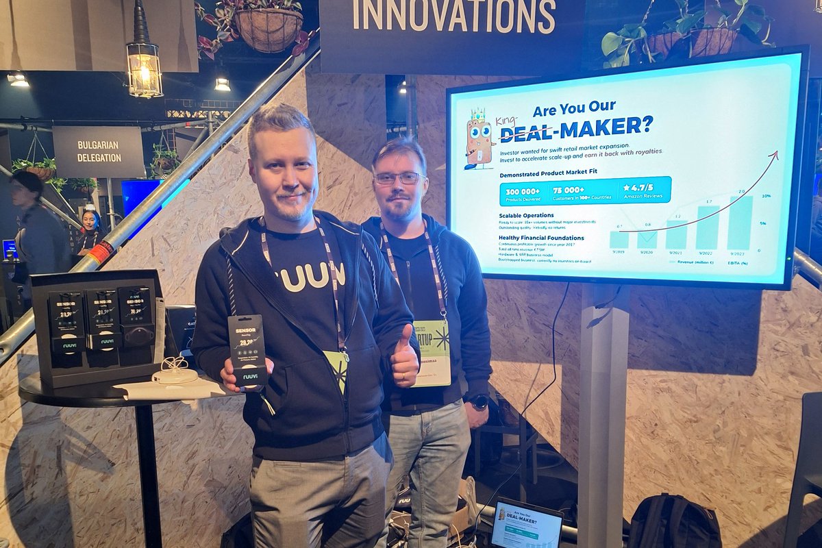 Exciting news from our team at #Slush23 ! We came prepared with a 'Want Ad' for investors as we set our sights on North America. 🚀 #Startup #Investment