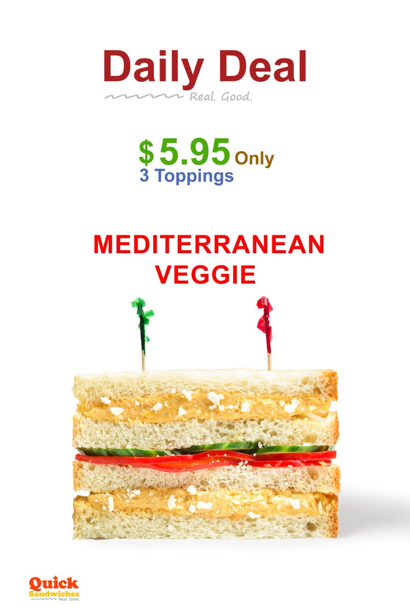 QuickSandwiches's tweet photo. Made In house hummus and fresh ingredients!
Regular price $8.45
#deals, #dealoftheday, #deal, #sandwiches, #sandwich, #fresh, #healthy, https://t.co/4DbKd5FAB8