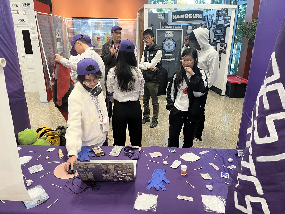 jacobskarend's tweet photo. We are championship ready!!!! Alief ISD’ Kerr HS Robtics team is strategizing this morning for the 2023 Texas BEST Robotics State Championship at the Dallas Fair Park Coliseum!! Get ‘‘em Tigers!!! @AliefISD @AliefKerr @AliefScience @aliefstem https://t.co/yBZCOmFFov