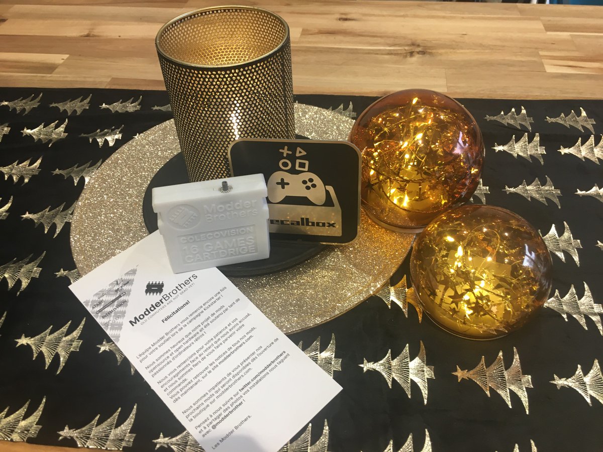 ModderBrothers's tweet image. It seems that some people are very happy with their Colecovision multi-game cartridge.

Take a look at the photo we just received!

(Thanks to @FouchaliMas )