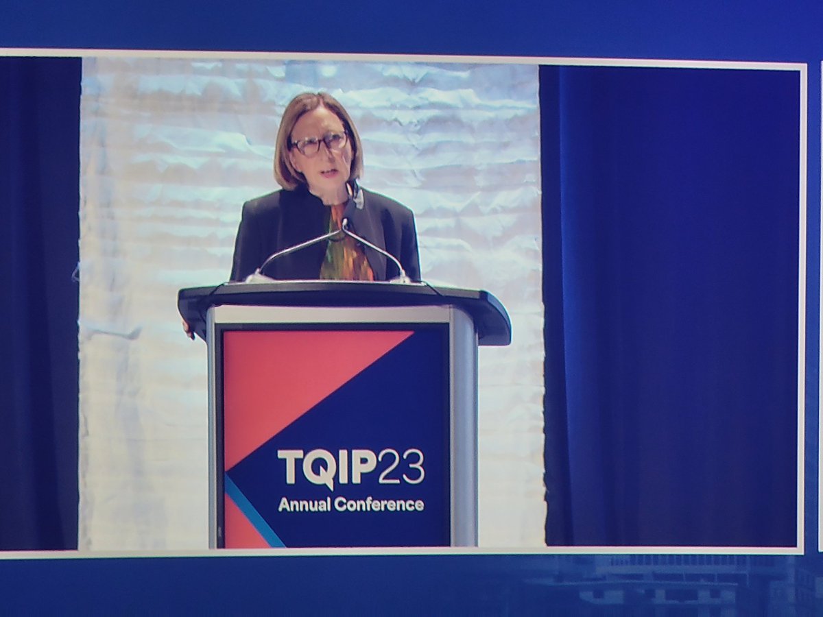 Packed house as Dr <a href="/MaryFallat/">Mary Fallat</a> kicks off #TQIP2023 "Road to Recovery"