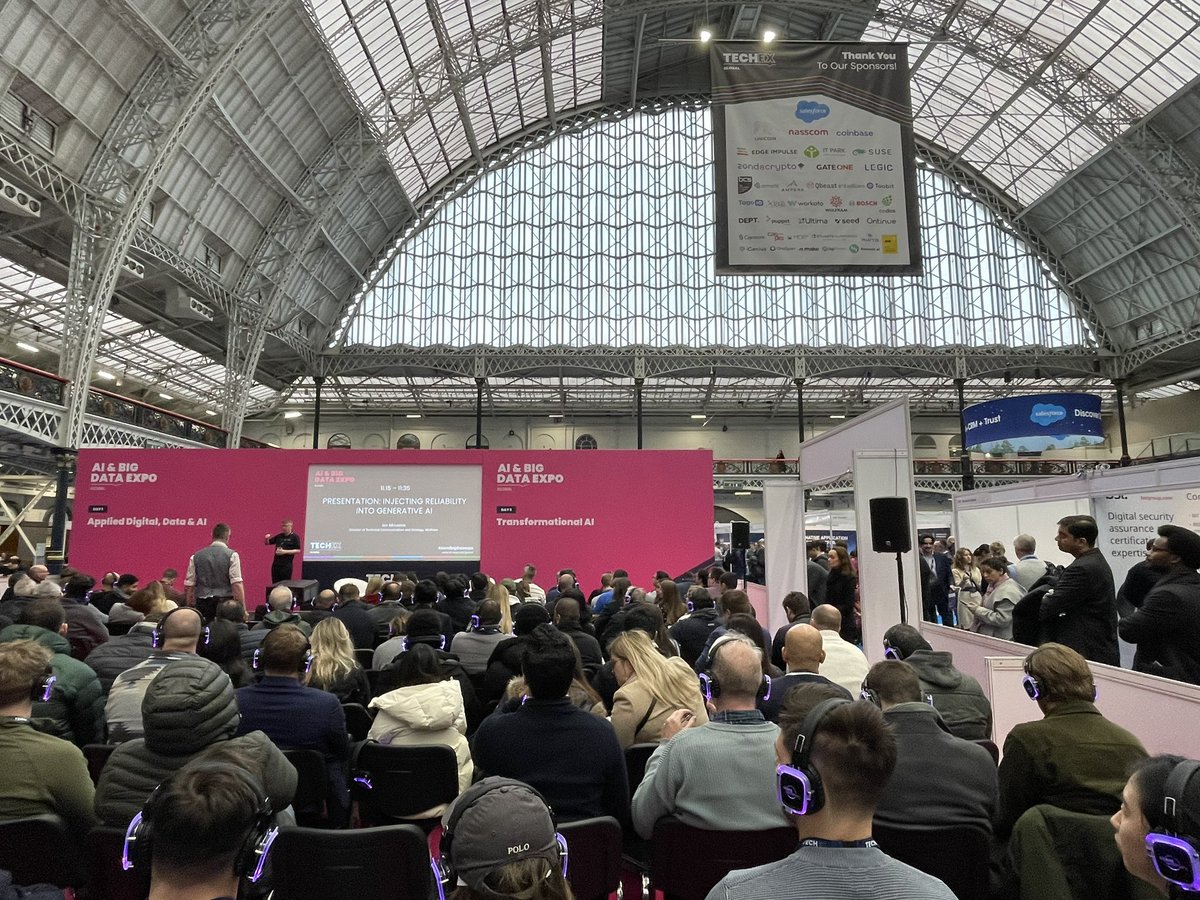 Geeking out at the AI and Big Data Expo today - thank you  <a href="/ai_expo/">AI & Big Data Expo</a> 

Fab seminars and exhibitors.

Btw absolutely loving the <a href="/silent_seminars/">Silent Seminars</a> headphones!  Make a huge difference. 🙏

#aiandbigdataexpo #ai