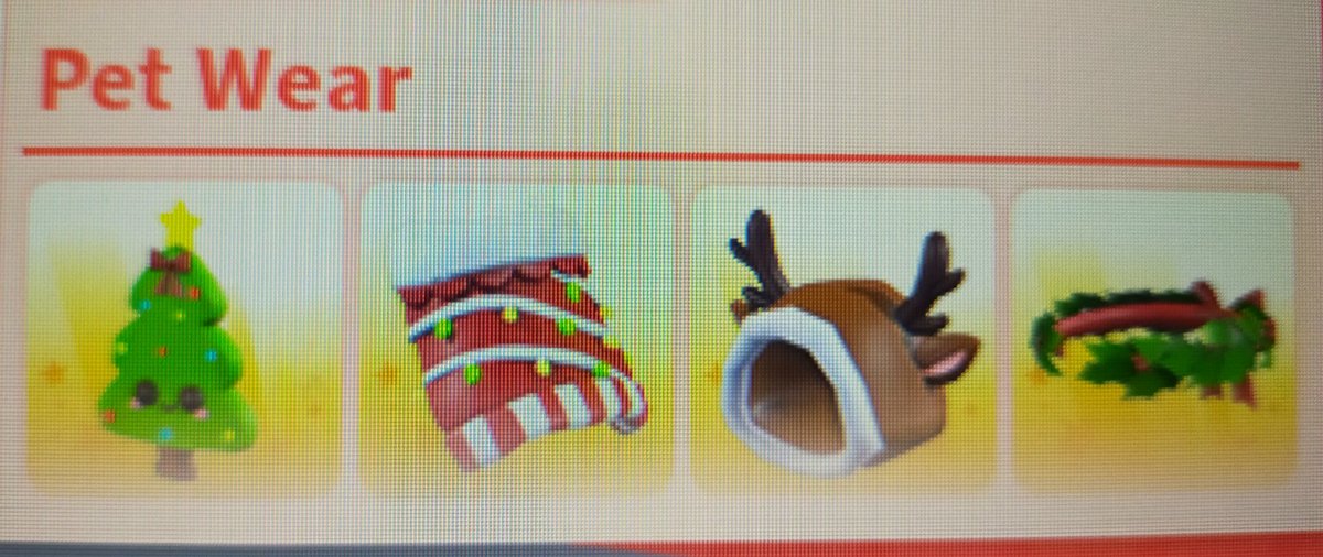 koh_tse's tweet photo. Giving away to 1 winner all 4 new pet wear from 2023 winter update
#adiptme #adoptmegiveaway #adoptmegws #adoptmegiveaways #adoptmegw #adoptmeg
Rules must follow me and @KyGaming69 must like and comment raindeer 🦌 and retweet the post
Ending this on Sunday https://t.co/jyxls48Zdi
