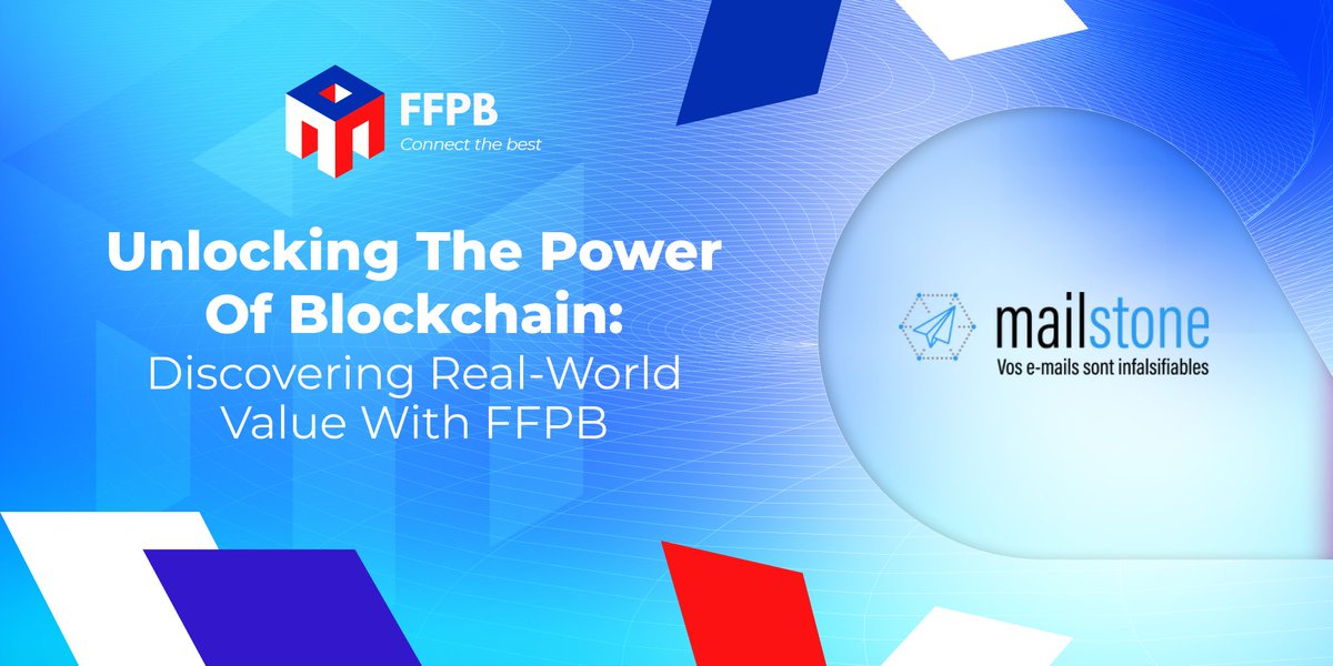 🚀 Innovative Blockchain Use Cases 🔐 Discover how MailStone is securing email integrity with the power of #Blockchain. 👉 Learn more in our post: linkedin.com/feed/update/ur… #Tech #Innovation #EmailSecurity #FFPB