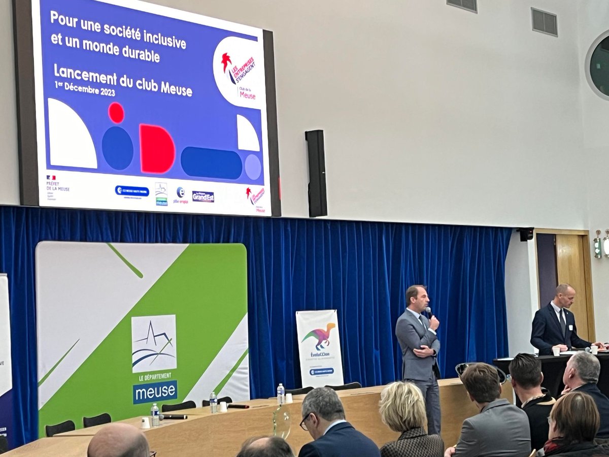 Visite de <a href="/ThibautGuilluy/">Thibaut Guilluy</a>  pour échanger sur les dispositifs innovants mis en place par le Département de la #Meuse : plateformes téléphoniques d’orientation et de bénévolat pour les bénéficiaires du RSA, plateforme de mobilité Roul’en Meuse
#LesEntreprisesSengagentEnMeuse
