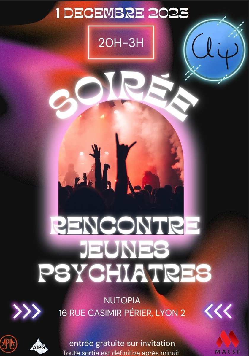 N'hésitez pas à passer sur le Lounge pour récupérer vos places pendant la pause !
Merci à la CLIP pour l'organisation de cette soirée 🤩