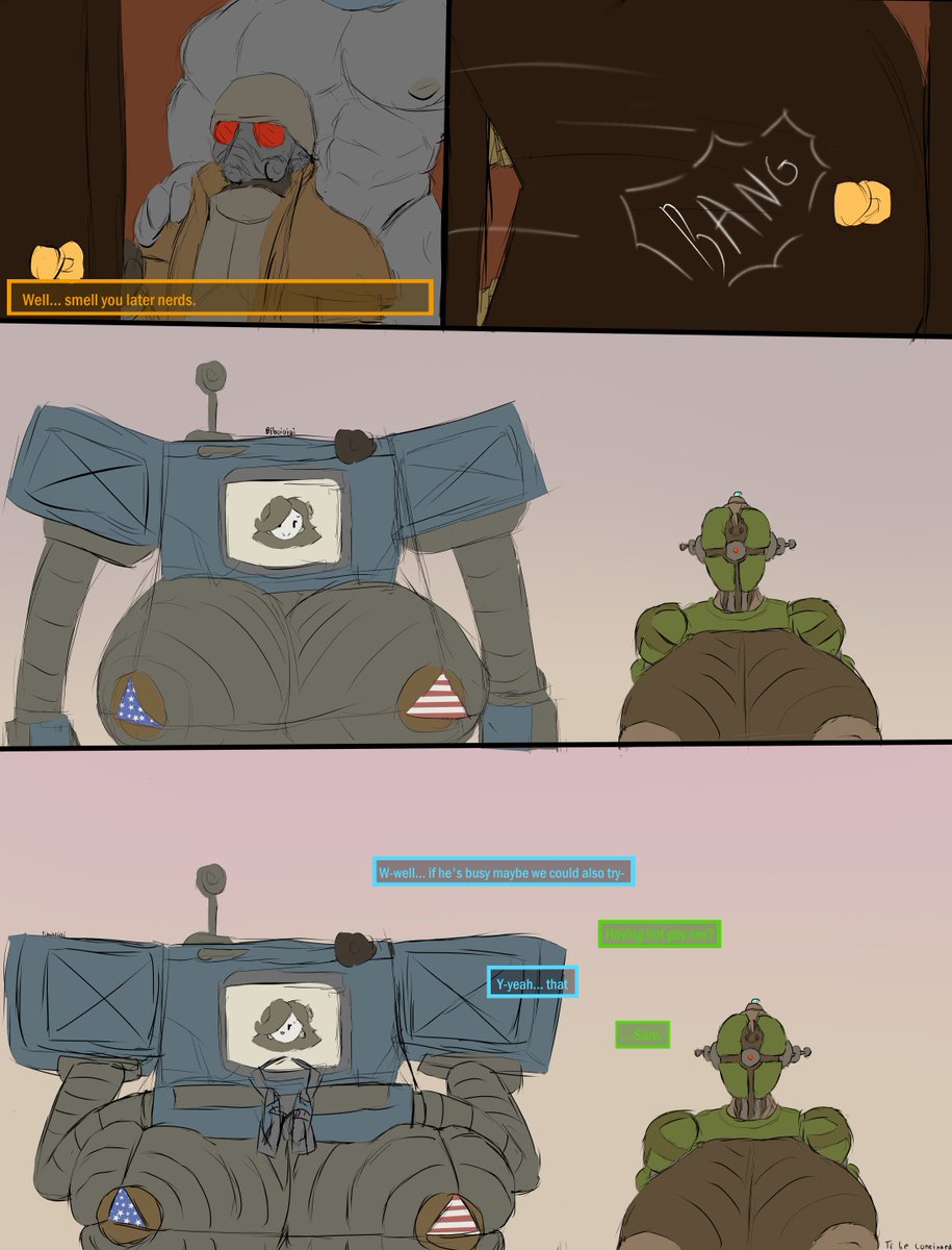 biboioioi's tweet photo. part 3 and 4 of the comic
#nsfw #lewd #assaultron #securitron #protectron #Fisto https://t.co/0IaI72Afix