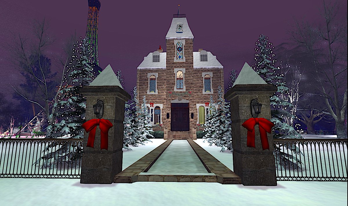 EthanWestland's tweet image. I was honoured to be asked to build a display home &amp;amp; yard for this year's #LightsOfHope exhibit at the SL #ChristmasExpo &amp;amp; would be grateful if you'd go by &amp;amp; vote for it with a kiosk donation-it all goes to a great cause, supporting cancer research! SLURL maps.secondlife.com/secondlife/Lig…