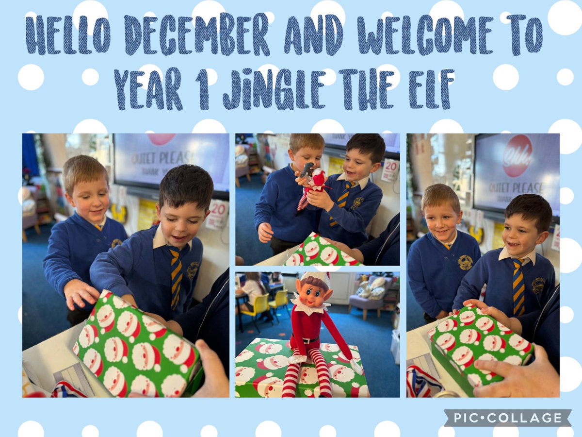 JamesBrindleyPS's tweet photo. Look who’s arrived in Year 1 👀 🎅🏻 🎄#itsdecember #jingletheelf #funtimes #24sleeps https://t.co/b6omeNZ20P
