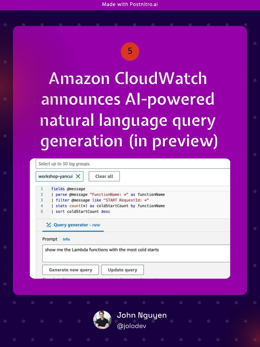 jolodevguru's tweet image. #awscloudwatch