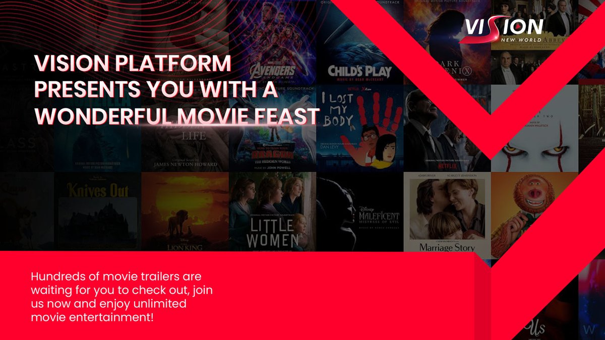 VISION_life1's tweet photo. 📲VISION platform presents you with a wonderful movie feast
💫Hundreds of movie trailers are waiting for you to check out, join us now and enjoy unlimited movie entertainment!🤝
#VISION #movie #medium https://t.co/AyENoIzH9d