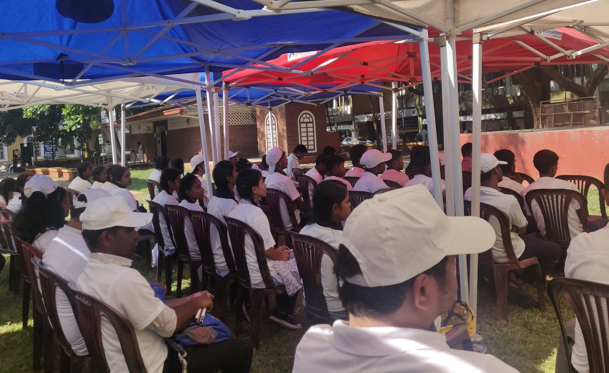 ritzvaigankar's tweet photo. Disability Alliance for Inclusive Goa, Goa Association of Deaf, NAB, DRAG, &amp; school students with disabilities attended the SVEEP Rally on Dec 1, 2023. Gratitude to the O/o the Mamlatdar of Tiswadi/AERO1 for organizing this event. @kbdessai at Azad Maidan, Panaji-Goa. #Inclusion https://t.co/unc9nBlFFE