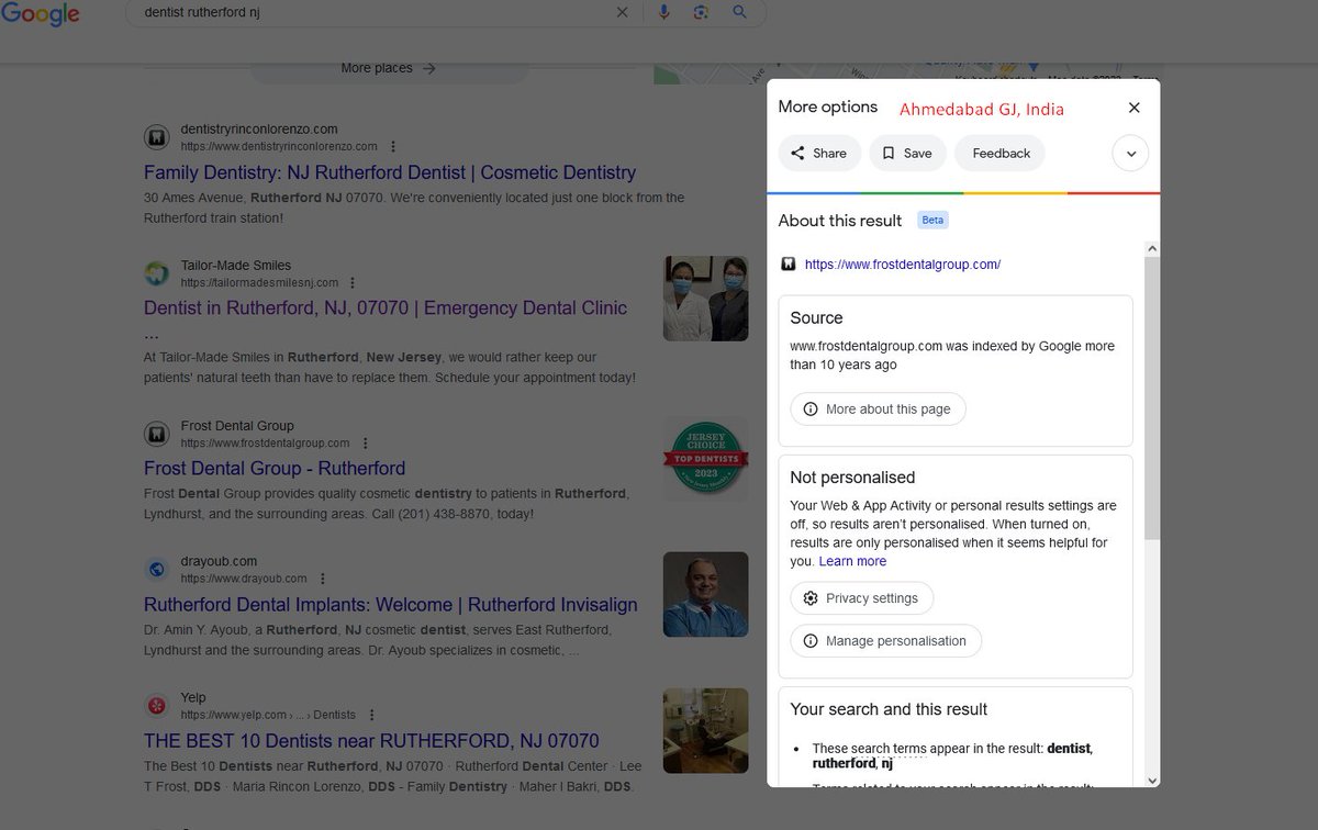 milan_0015's tweet photo. @rustybrick Might be they are Google is testing for specific locations

From US location "Cache" link is visible. 
From India location, its not. https://t.co/0icU38zhf6