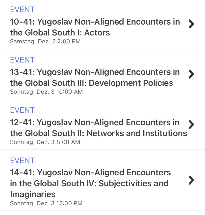 At #ASEEES23 we’re organizing 4 panels on Yugoslav non-alignment, with excellent papers on different perspectives on Yugoslavia’s relationship with the Global South, including actors, development policies, networks, institutions and   subjectivities. Tomorrow and on Sunday!