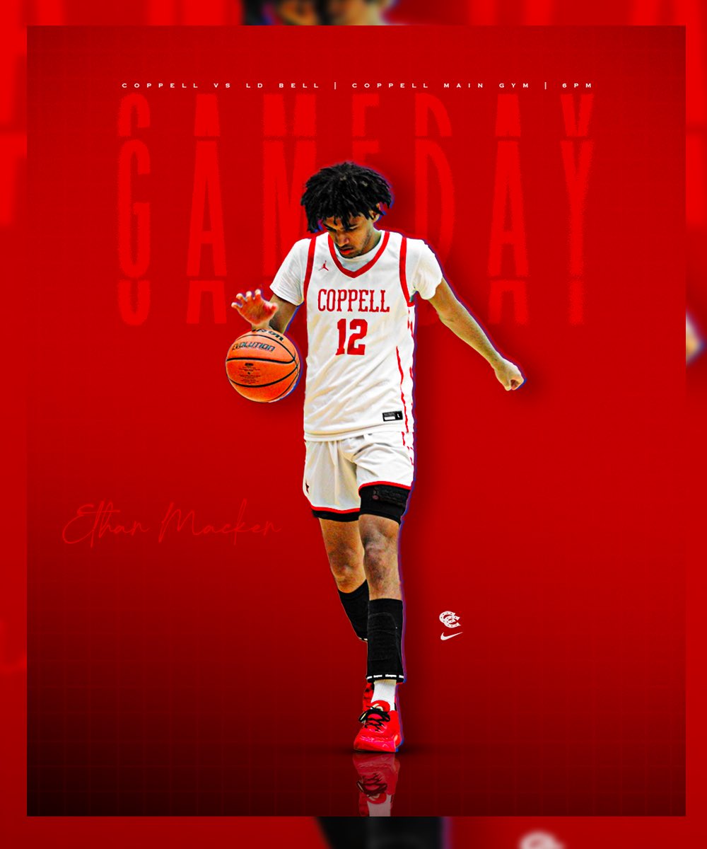 coppellhoops's tweet image. It’s 𝙂𝙖𝙢𝙚𝙙𝙖𝙮 in Coppell! 🔴⚫️

The Cowboys are back in action tonight vs LD Bell.  Be there!

🆚LD Bell
⏰6PM
📍Coppell HS, Main Gym

Go Cowboys‼️
