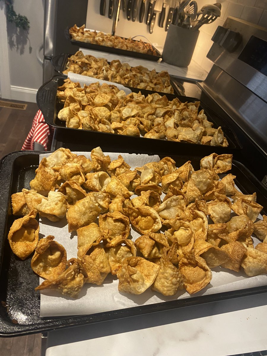 Tis the season for wontons! #ChristmasParty2023 <a href="/ljasonhoyt/">Jason Hoyt</a>