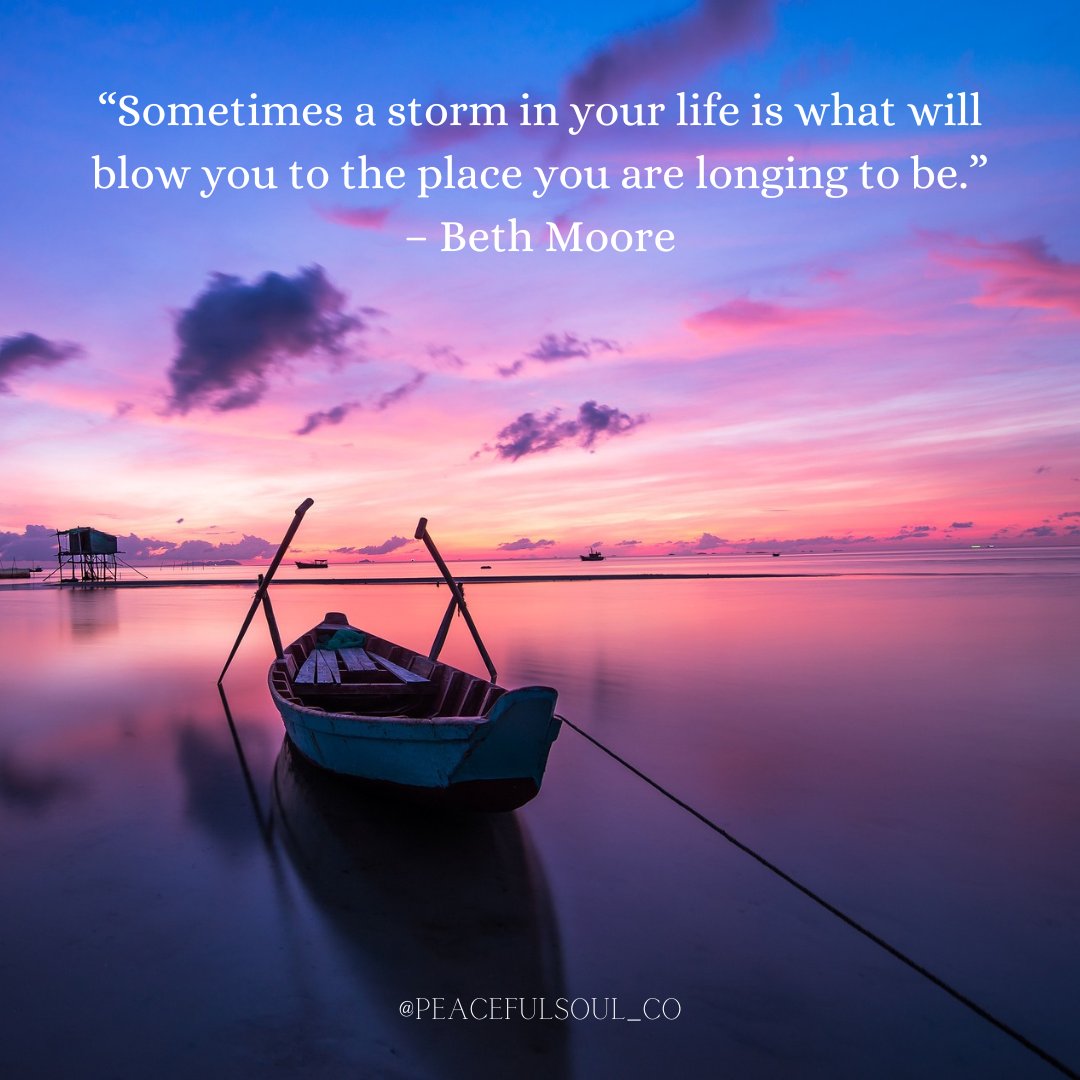 "Sometimes a storm in your life is what will blow you to where you are longing to be" -Beth Moore

#quotesdaily #quotestoliveby #inspirationalquotes #quotesaboutlife #positivequotes #quotesandsayings #quotesoflife #quoteslife #positivethoughts  #hopeful #hope #hopeforthefuture