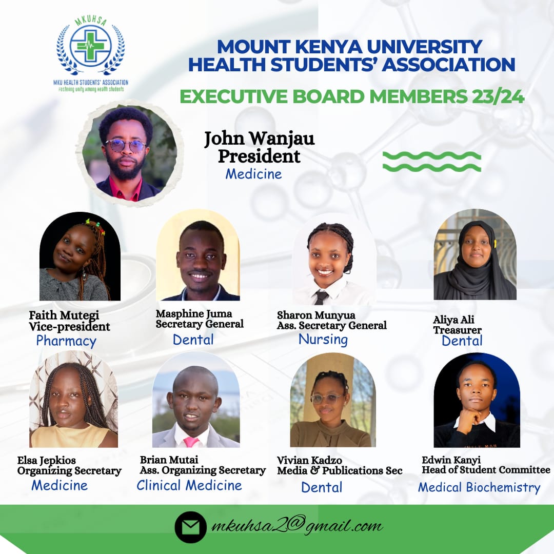 MKU-HEALTH STUDENTS' ASSOCIATION tweet media